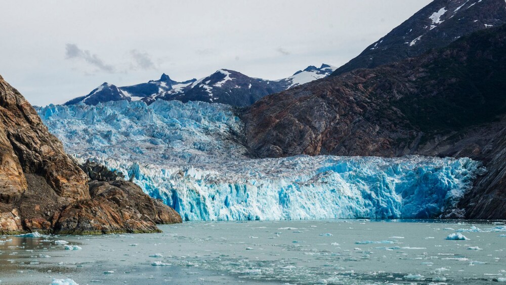The Tracy Arm fjord near Juneau, Alaska