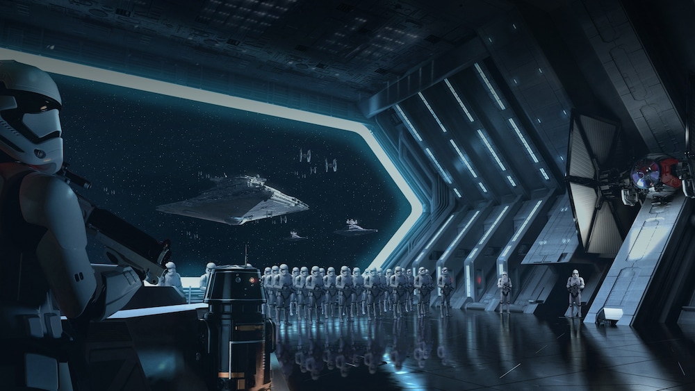 Stormtroopers aboard a Star Destroyer