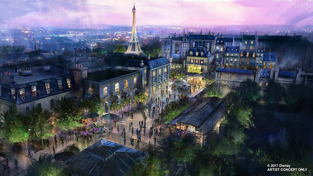 More Magic Coming Soon An artist rendering of the France Pavilion at Epcot