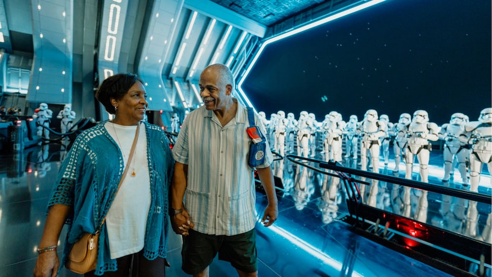 Florida family at Walt Disney World theme park