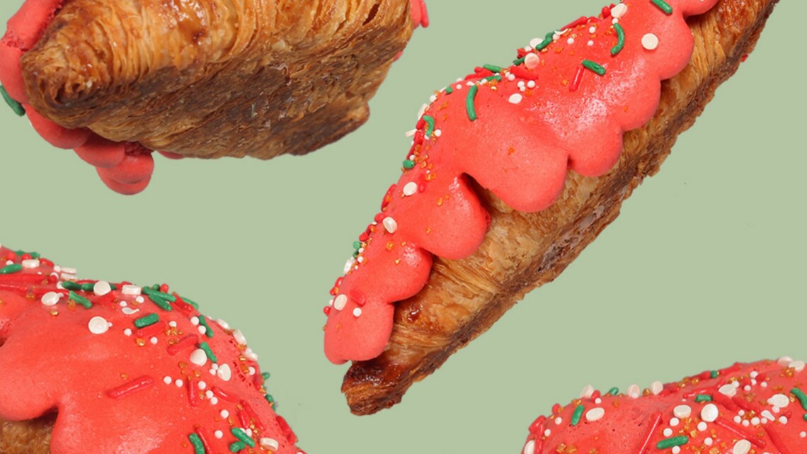 Croissants de macarrón de Kayla’s Cake