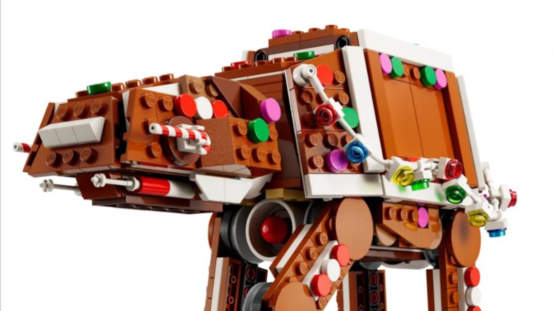 El set de Lego de caminante At At de jengibre de The Lego Store