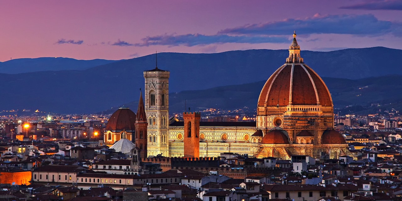 Florence, Italy at night Florence, Italy at night