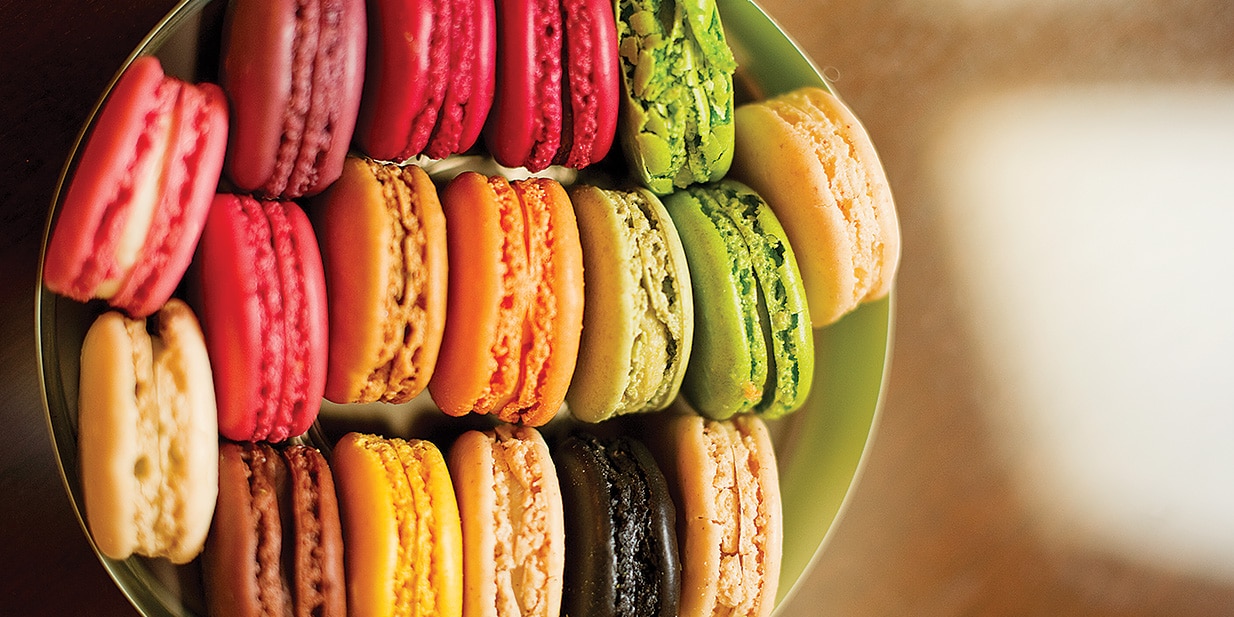 A bowl of macarons A bowl of macarons