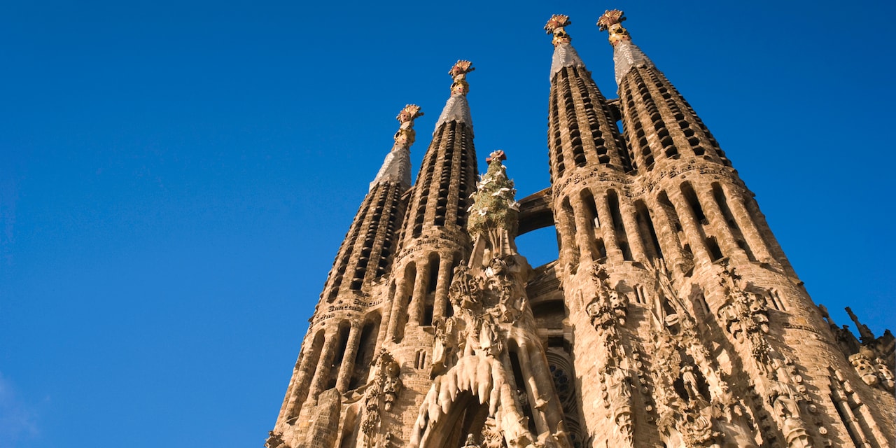 The spires of La Sagrada Família The spires of La Sagrada Família