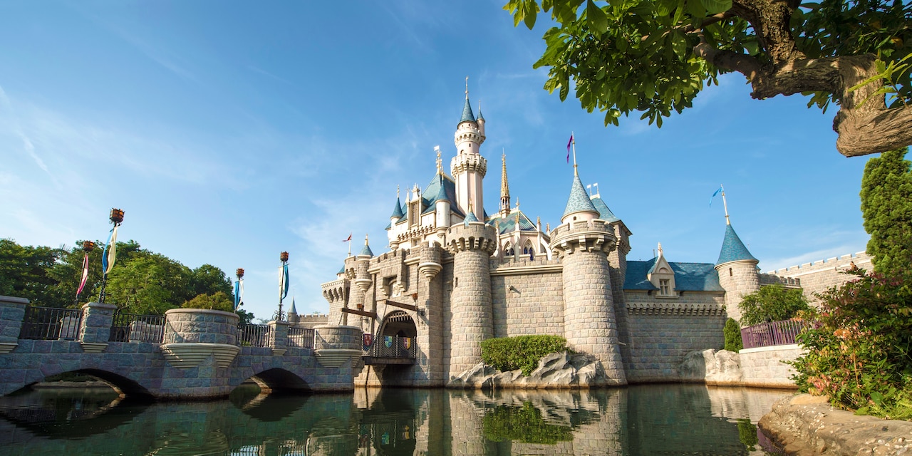 Sleeping Beauty Castle at Hong Kong Disneyland Park Sleeping Beauty Castle at Hong Kong Disneyland Park