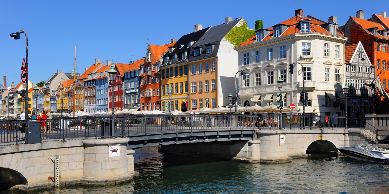 A small pedestrian bridge in Copenhagen A small pedestrian bridge in Copenhagen