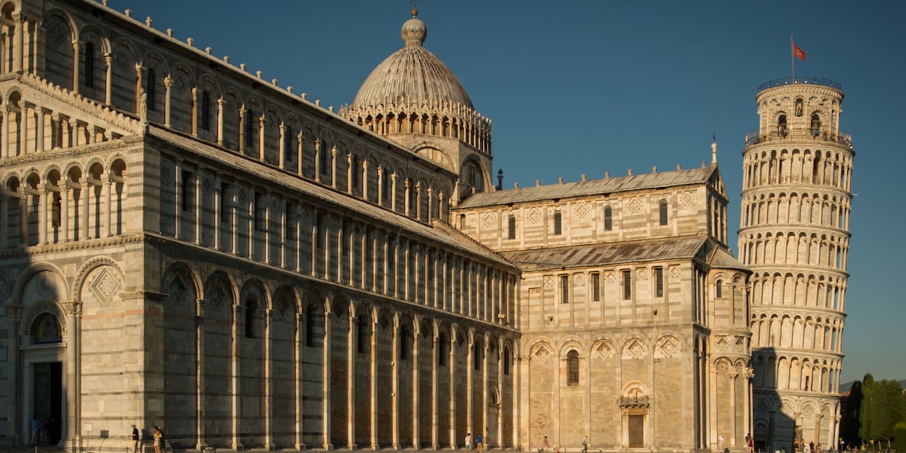 The domed roofs and circular windows of the Duomo in Florence, Italy The domed roofs and circular windows of the Duomo in Florence, Italy