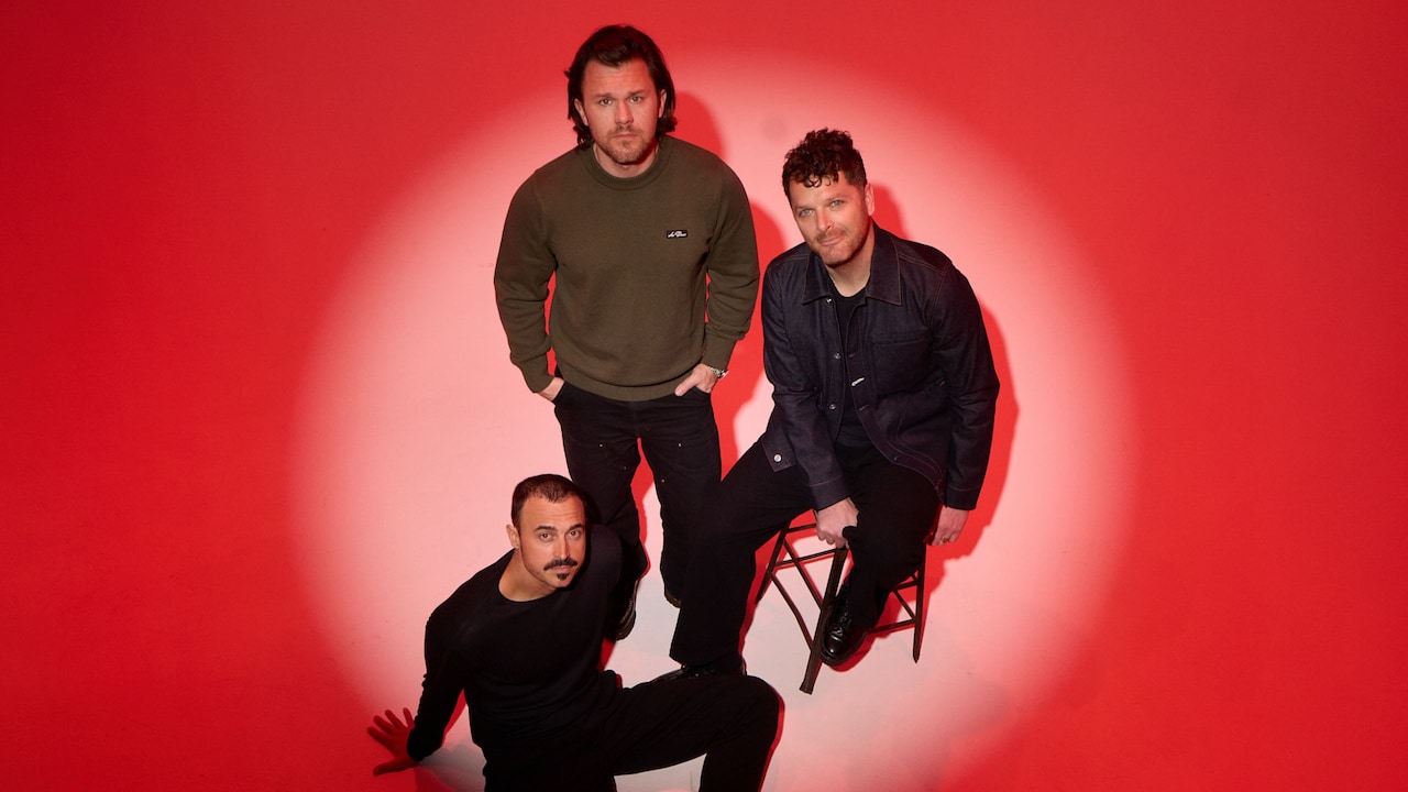 The 3 members of the band The Fray