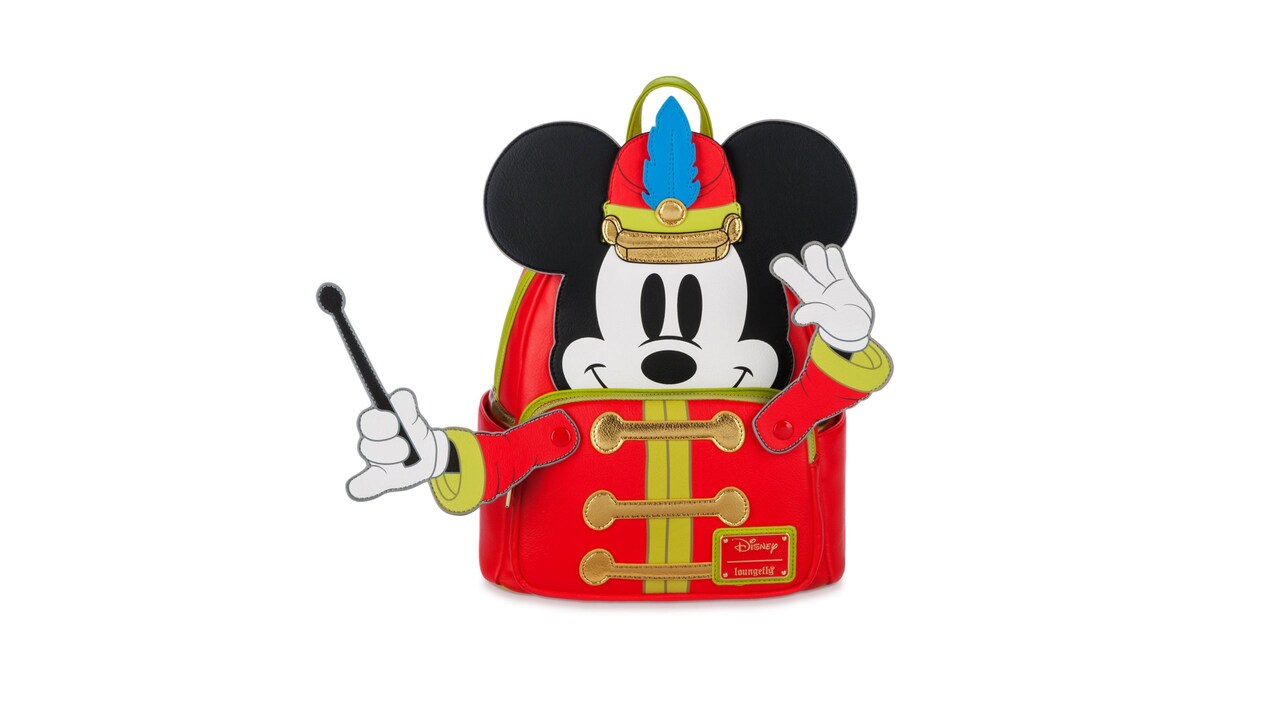 Mochila Loungefly con Mickey Mouse vestido como director de banda