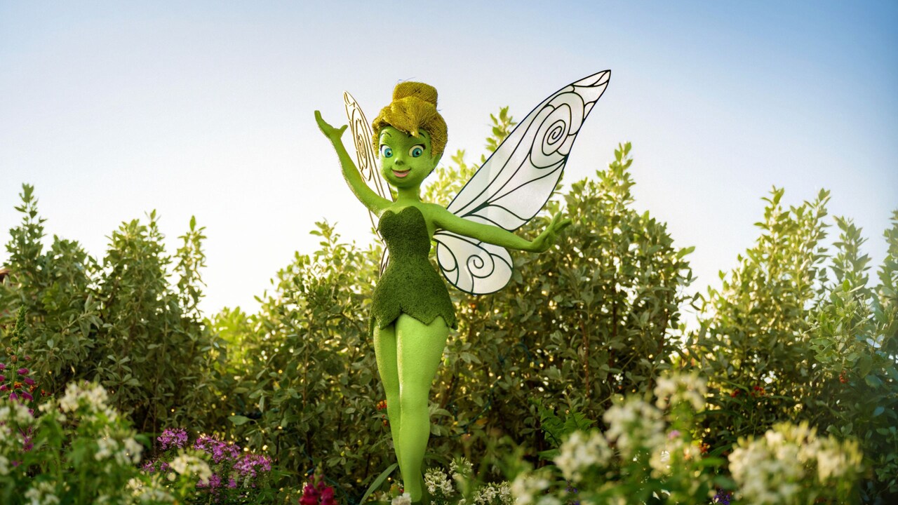 A Tinker Bell topiary at the Epcot International Flower and Garden Festival