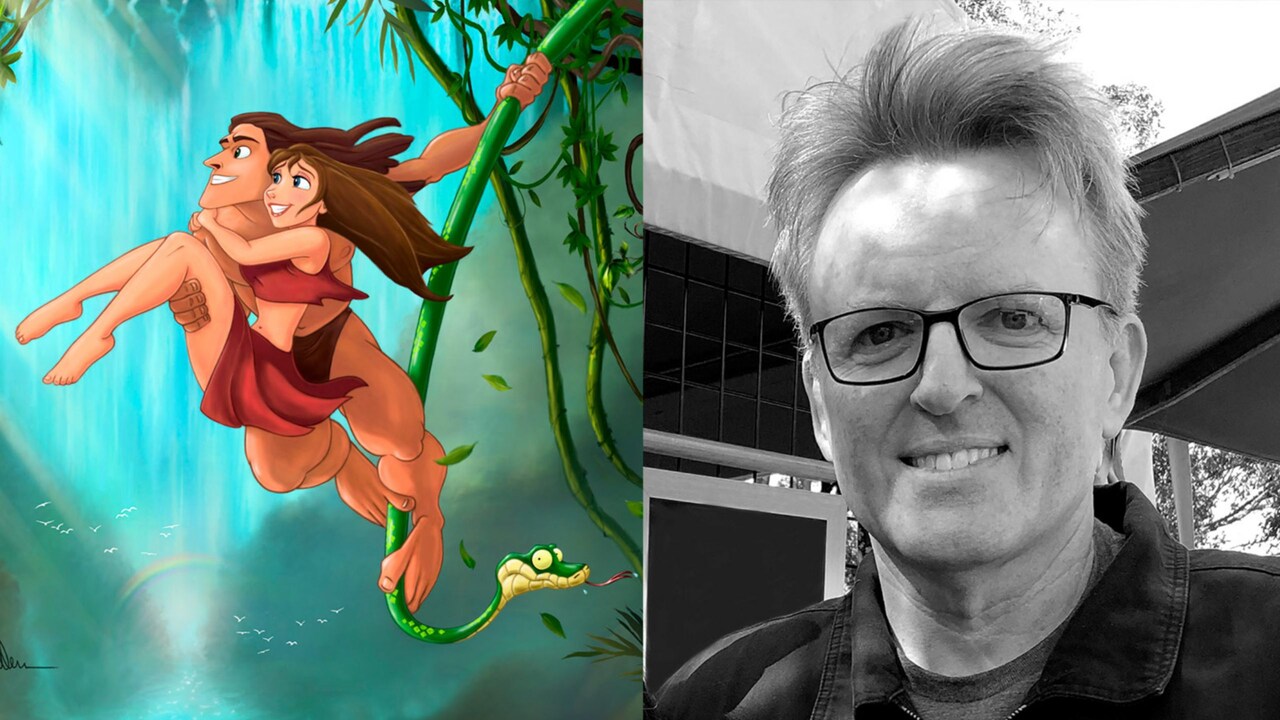 Artist Daniel Killen and his artwork featuring Tarzan and Jane