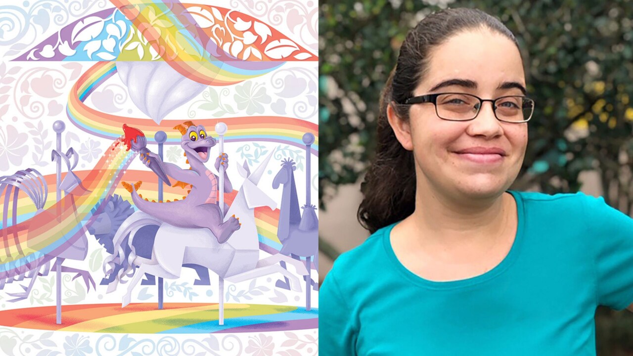 Artist Maria Stuckey and her artwork of Figment