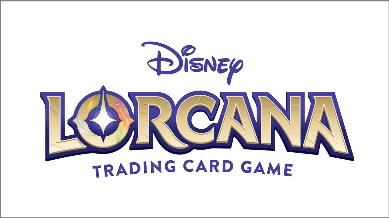 A logo that reads 'Disney Lorcana Trading Card Game'