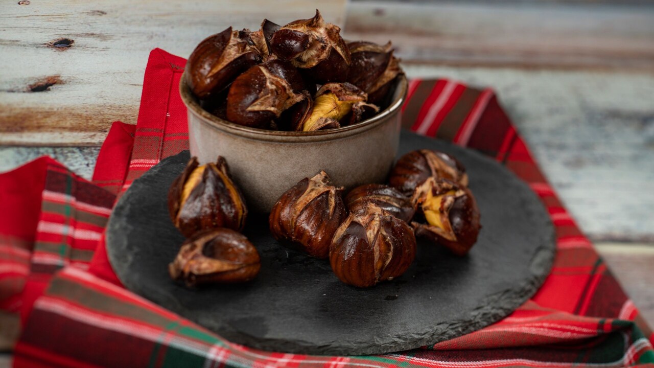 Fire Roasted Chestnuts from Chestnuts & Good Cheer
