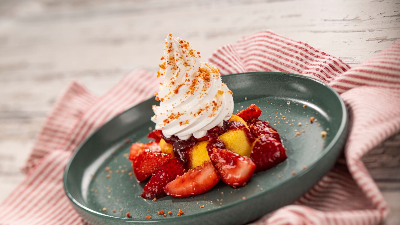 A Florida Strawberry Shortcake from Florida Fresh at the Epcot International Flower & Garden Festival