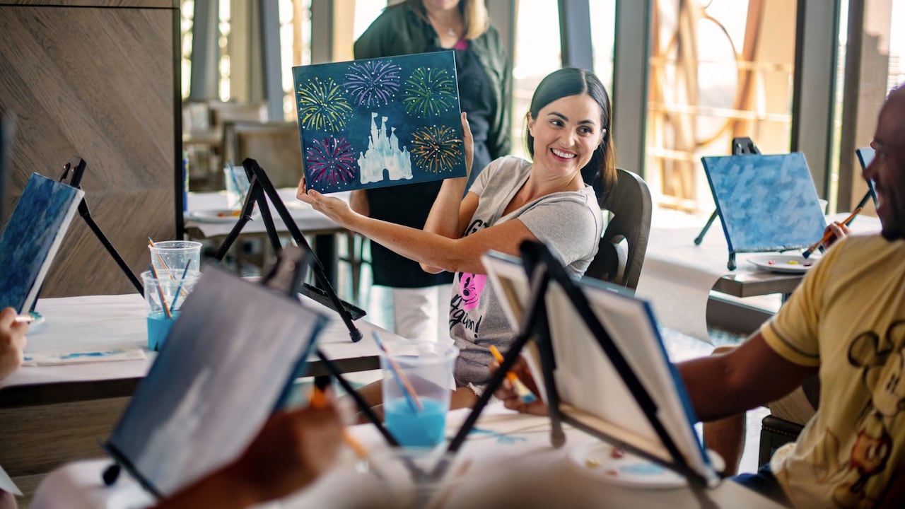 Colors of Coronado Painting Experience at Walt Disney World