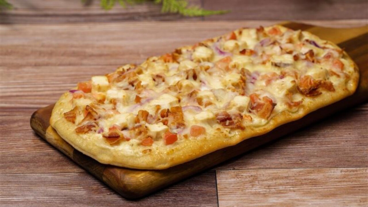 A Whitecap Flatbread from Lottawotta Lodge at Disney’s Blizzard Beach water park