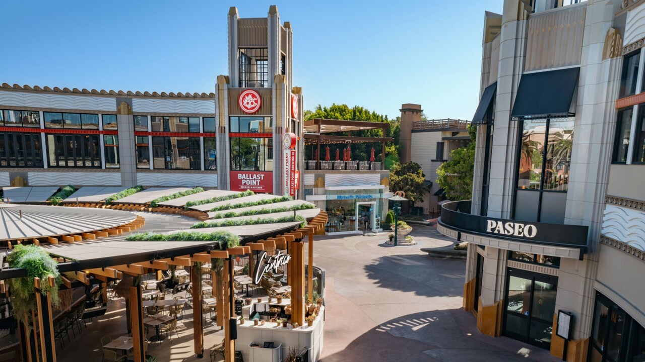 Centrico, Paseo, Wetzel’s Pretzels and Ballast Point Brewing Company at Downtown Disney District