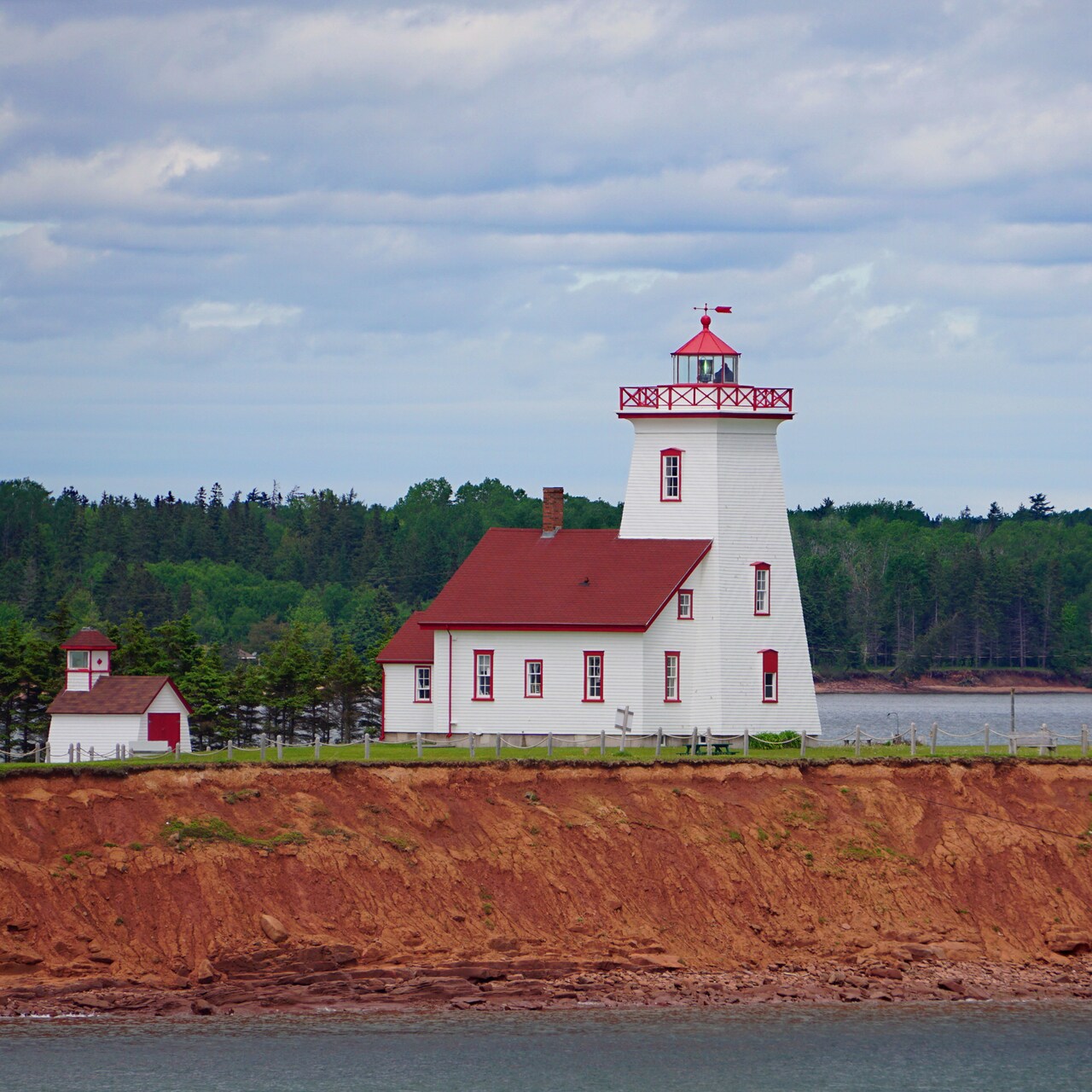 Three structures, including the Wood Islands lighthouse and keeper’s quarters, Prince Edward Island