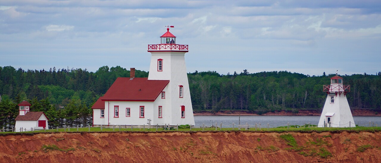 Three structures, including the Wood Islands lighthouse and keeper’s quarters, Prince Edward Island