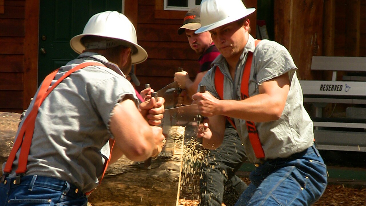 The Great Alaskan Lumberjack Show Disney Cruise Line