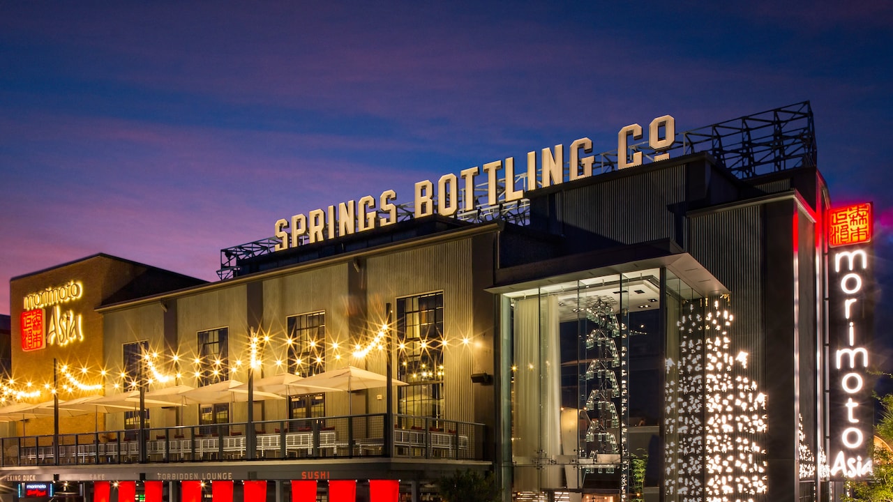 Walt Disney World: Disney Springs A one-stop spot filled with themed shopping, dining and entertainment that will have you savoring the excitement.