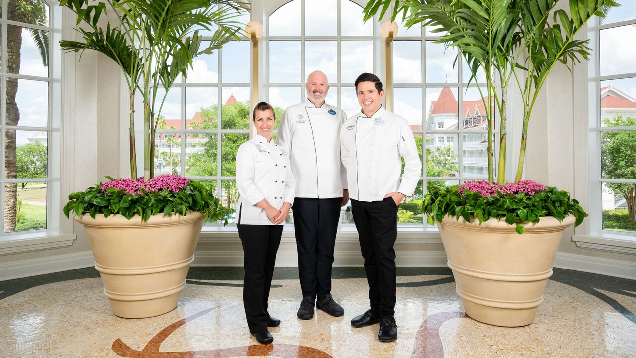 The chefs of Victoria & Albert’s at Walt Disney World Resort