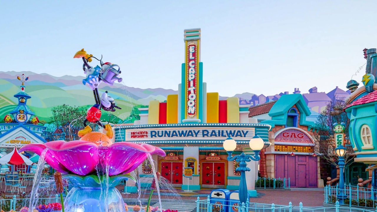 Una ilustración de Mickey’s Toontown en Disneyland Park