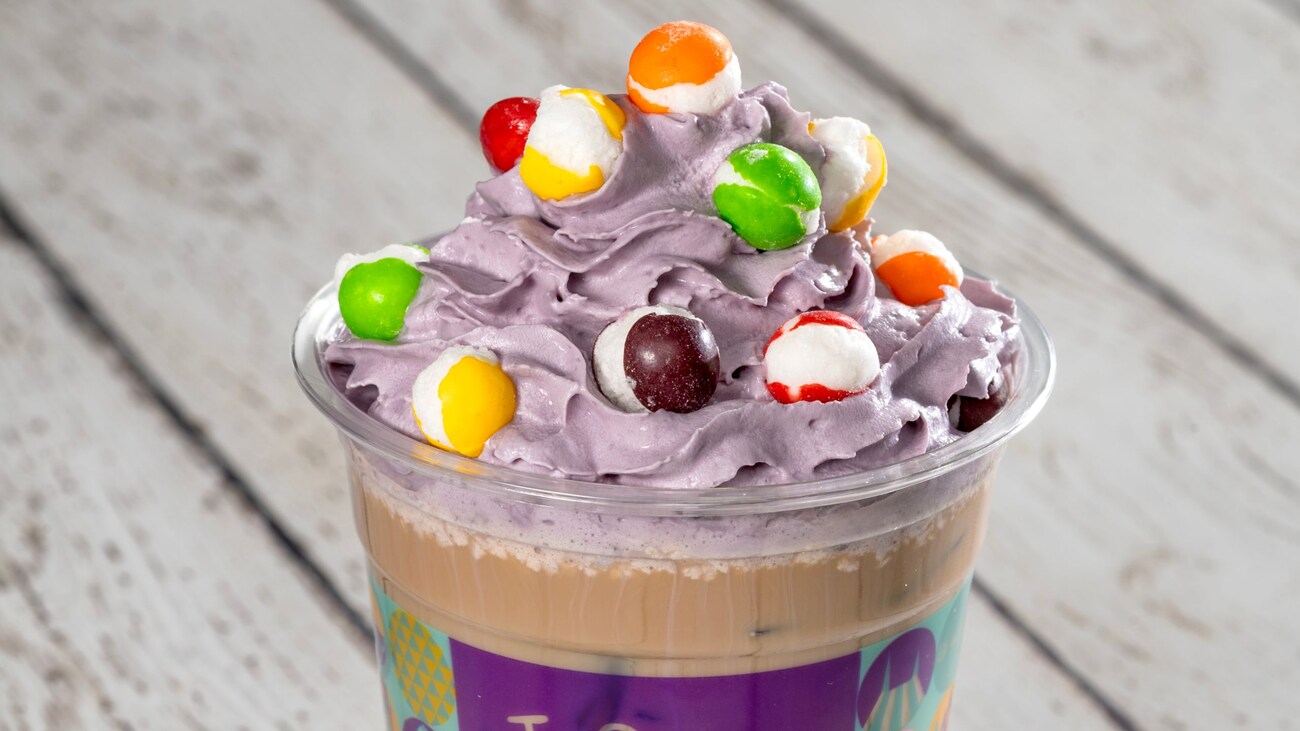 A Pop Art Latte from Joffrey’s Coffee & Tea Company at the Epcot International Festival of the Arts