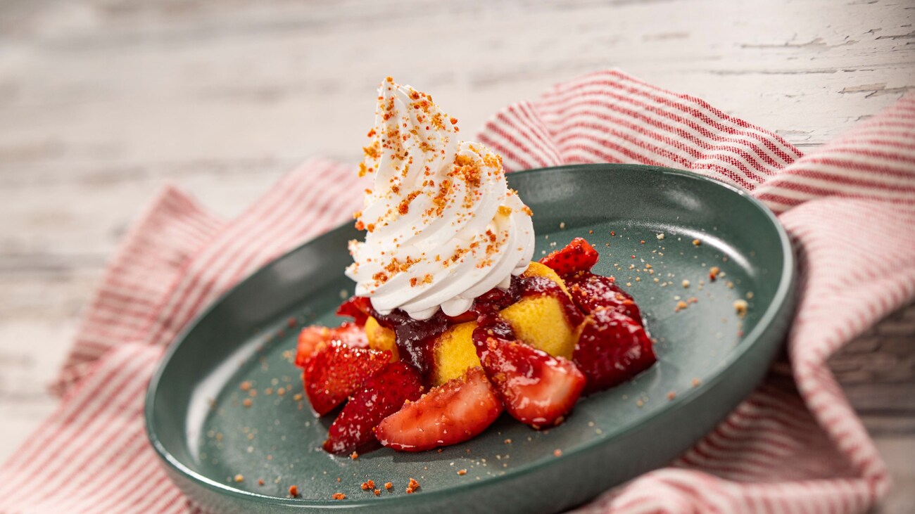 A Florida Strawberry Shortcake from Florida Fresh at the Epcot International Flower & Garden Festival