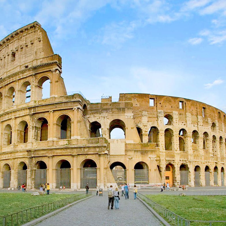 The Colosseum in Rome, Italy