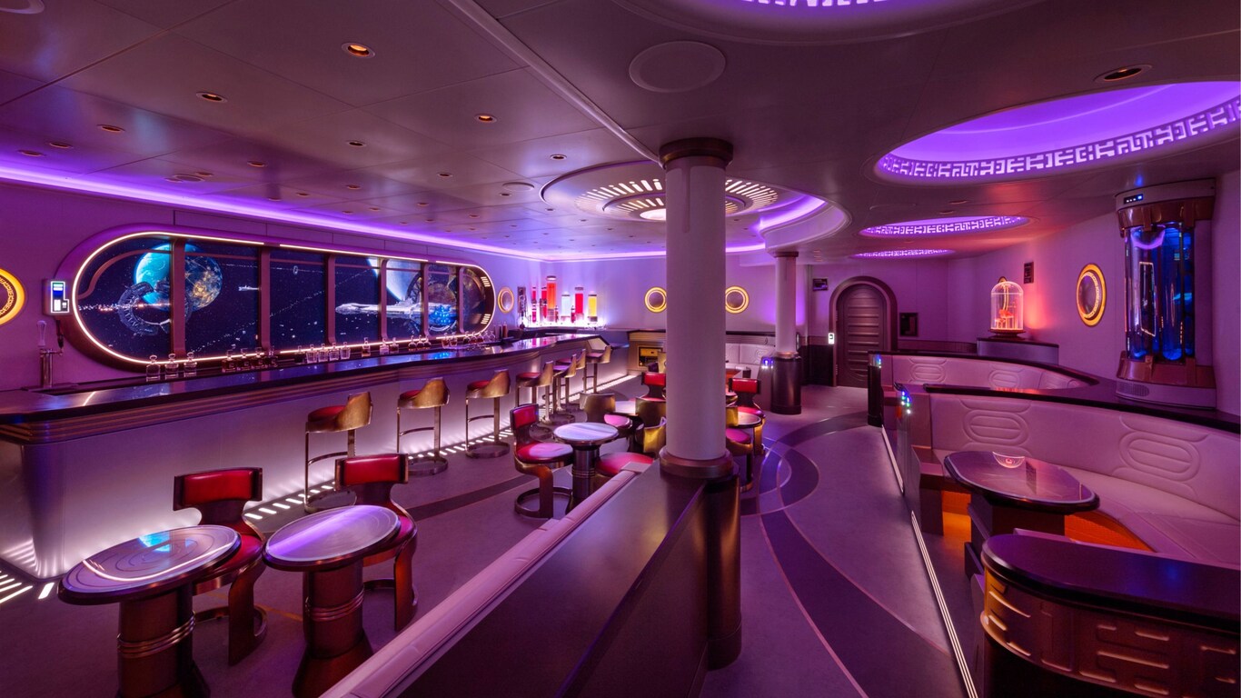 Star Wars Hyperspace Lounge on the Disney Wish
