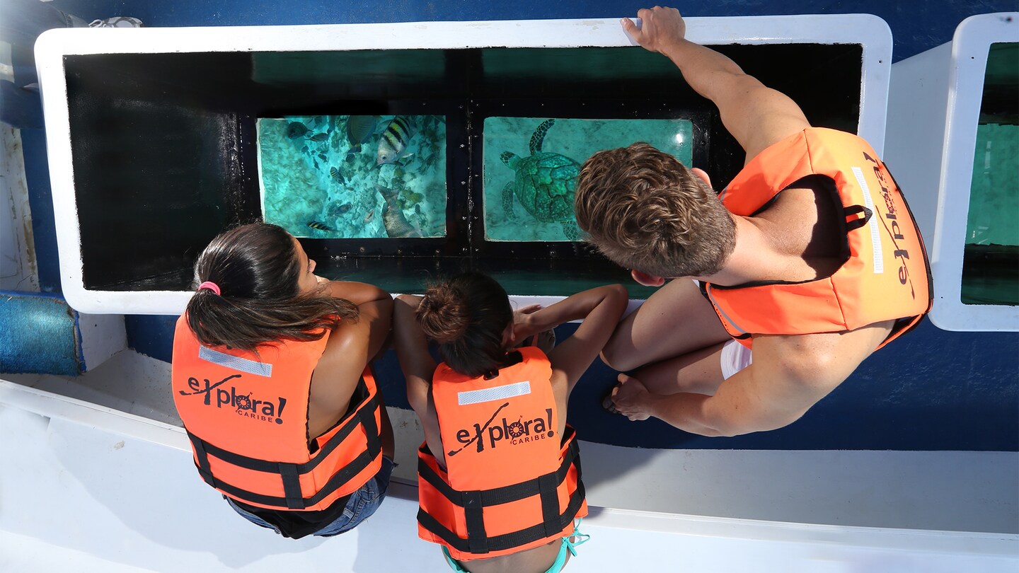 Glass Bottom Boat & Snorkeling Tour Disney Cruise Line