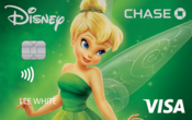 Chase Visa card featuring Tink designs