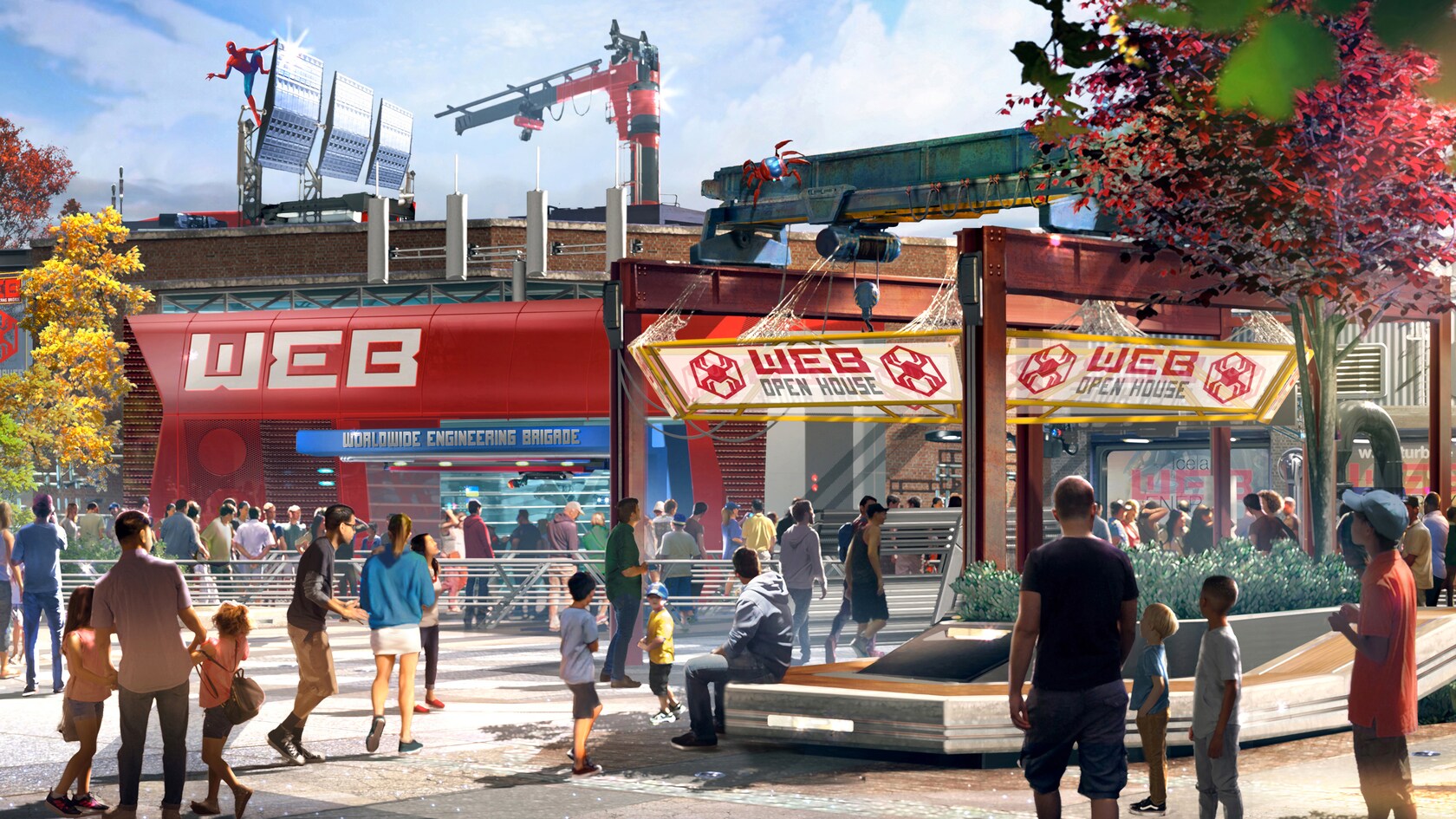 WEB SLINGERS A SpiderMan Adventure Avengers Campus Disneyland Resort