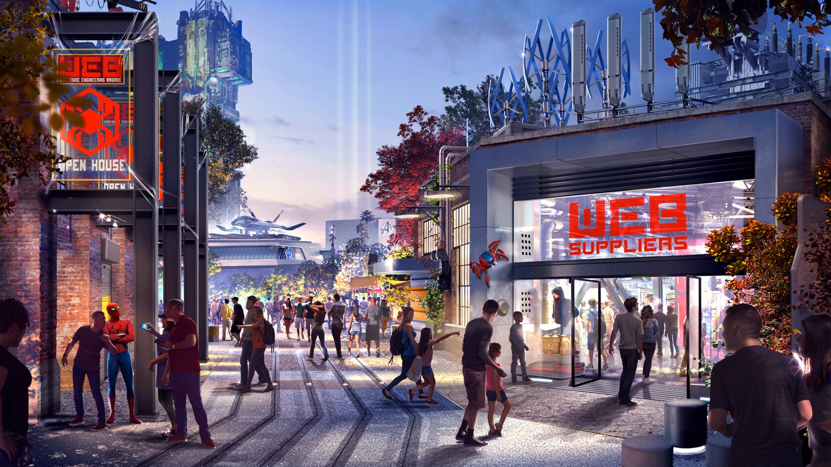 WEB Suppliers Avengers Campus Disneyland Resort