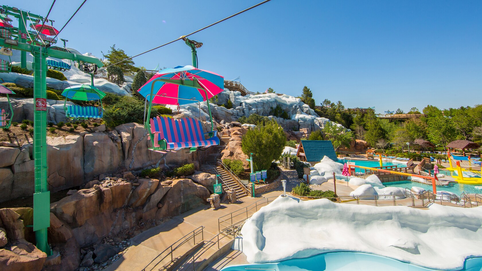 Chair Lift Blizzard Beach Attractions Walt Disney World Resort