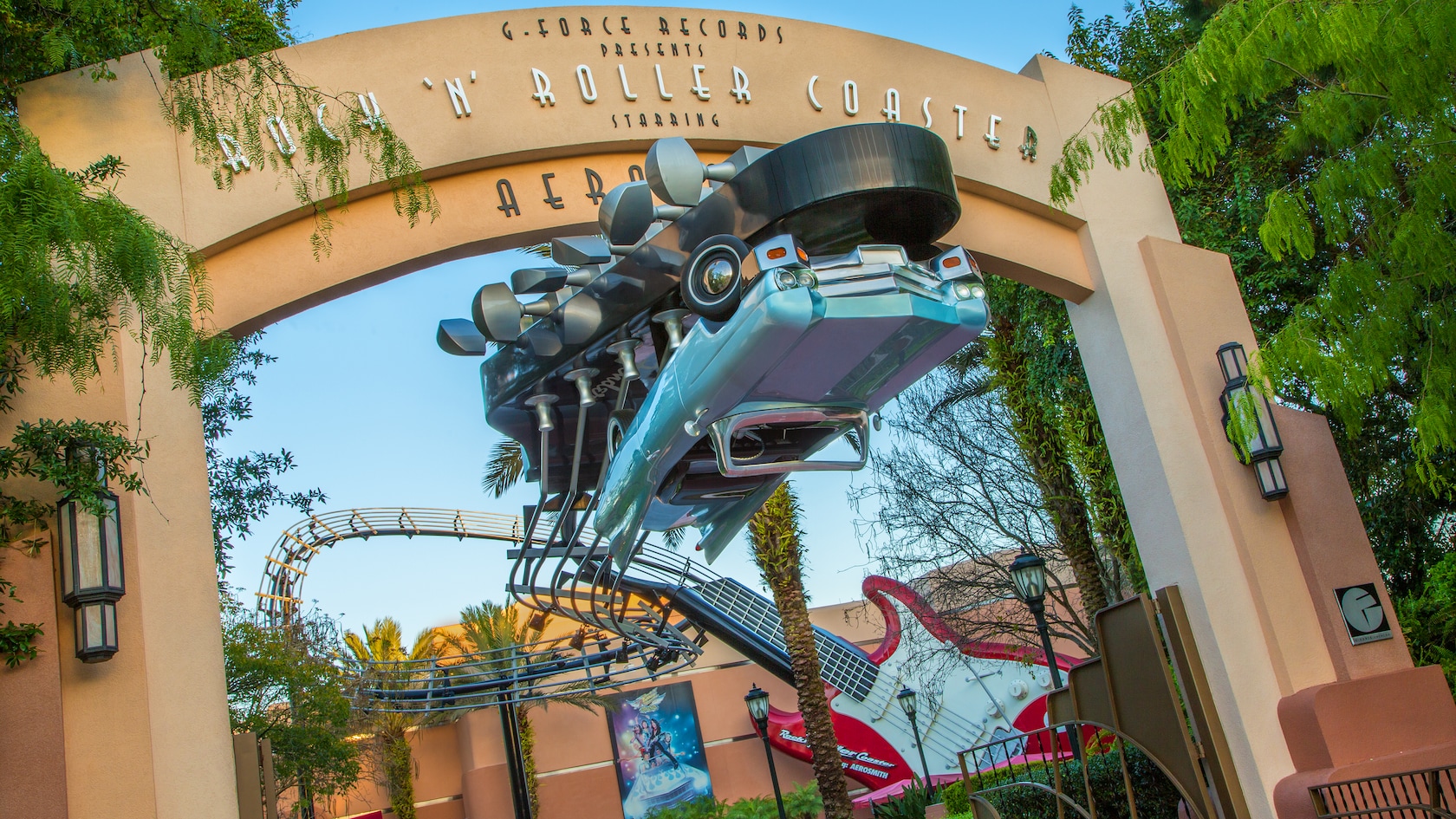 Rock N Roller Coaster Starring Aerosmith Hollywood Studios Attractions Walt Disney World Resort - how to make a roller coaster in roblox studio