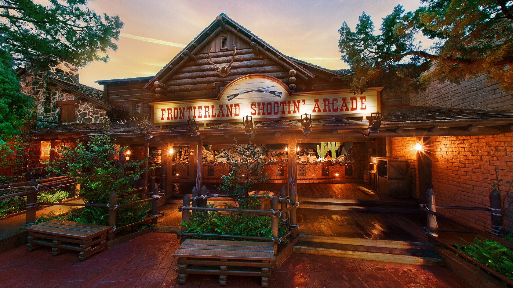 Frontierland Shootin' Arcade Magic Kingdom Attractions Walt Disney