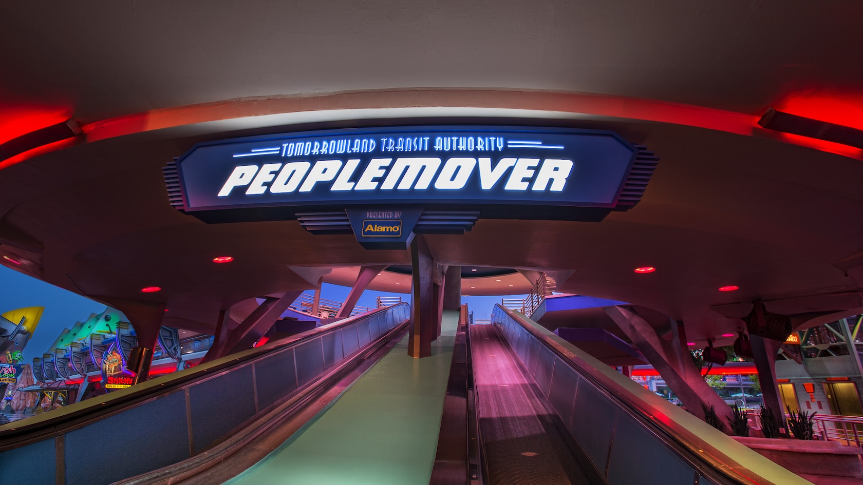 Tomorrowland Transit Authority PeopleMover Magic Kingdom