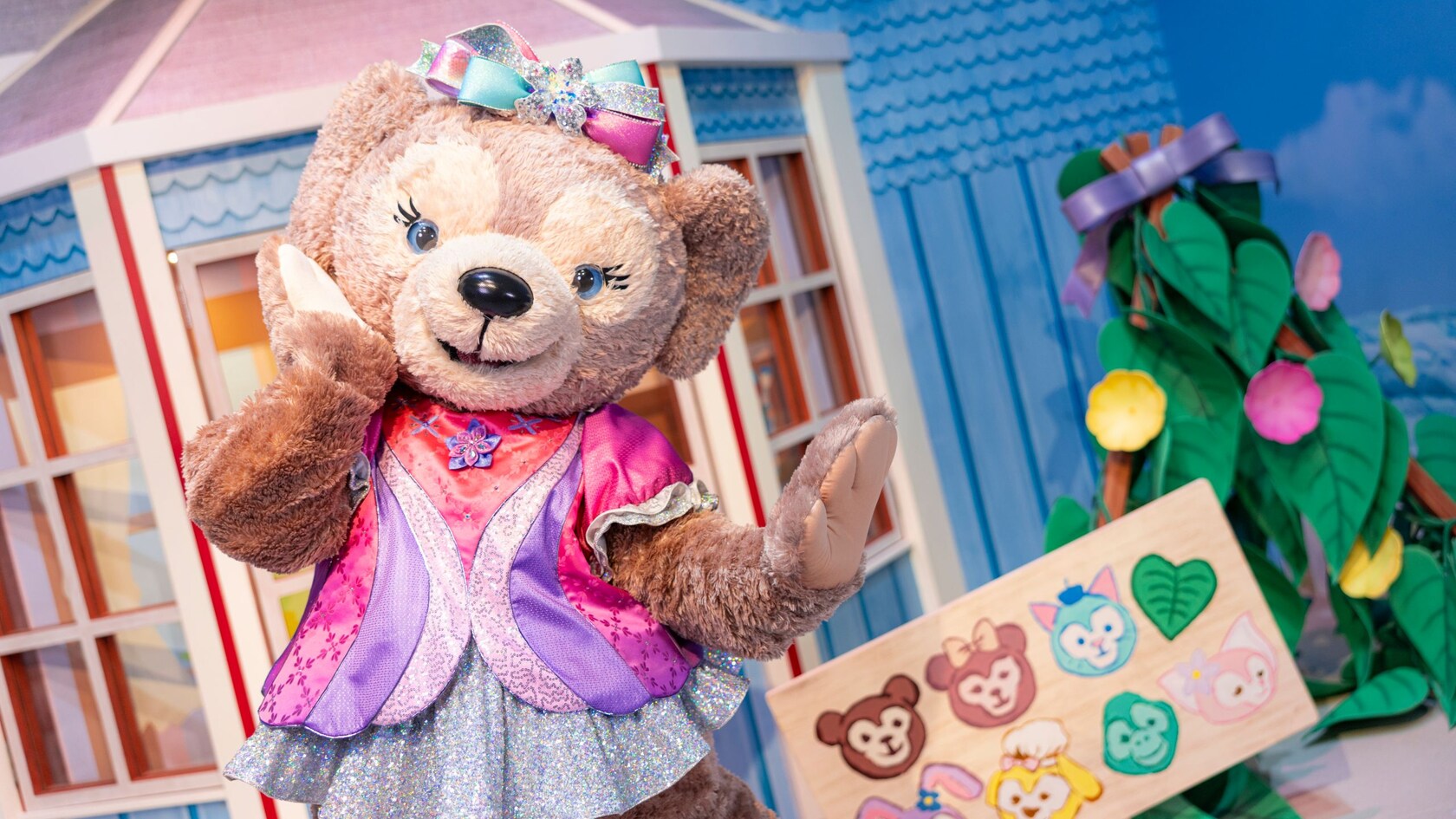 ダッフィー&シェリーメイ　香港ディズニーランド 香港ディズニー*ダッフィー*シェリーメイ*イースター*ぬいぐるみ