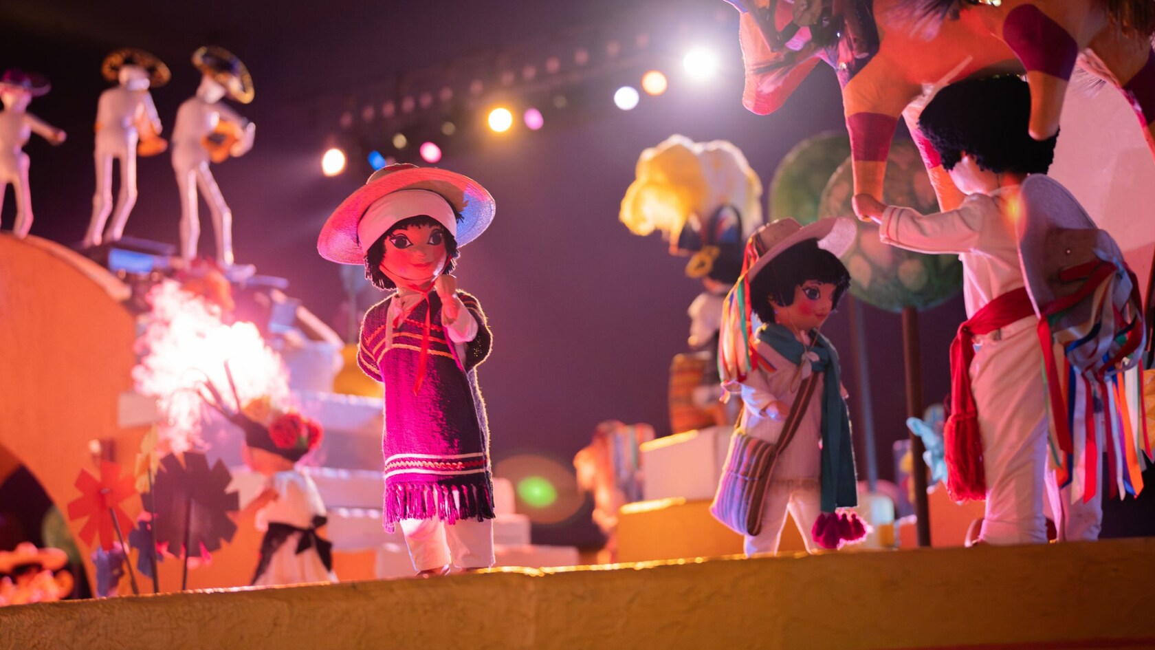 Mexican dolls at Gran Fiesta Tour Starring The Three Caballeros