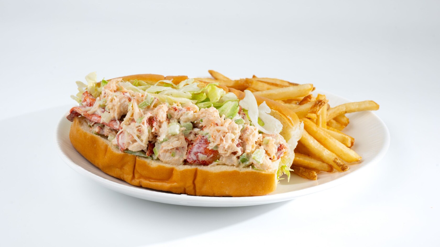 Lobster Roll do Columbia Harbour House no Magic Kingdom Park