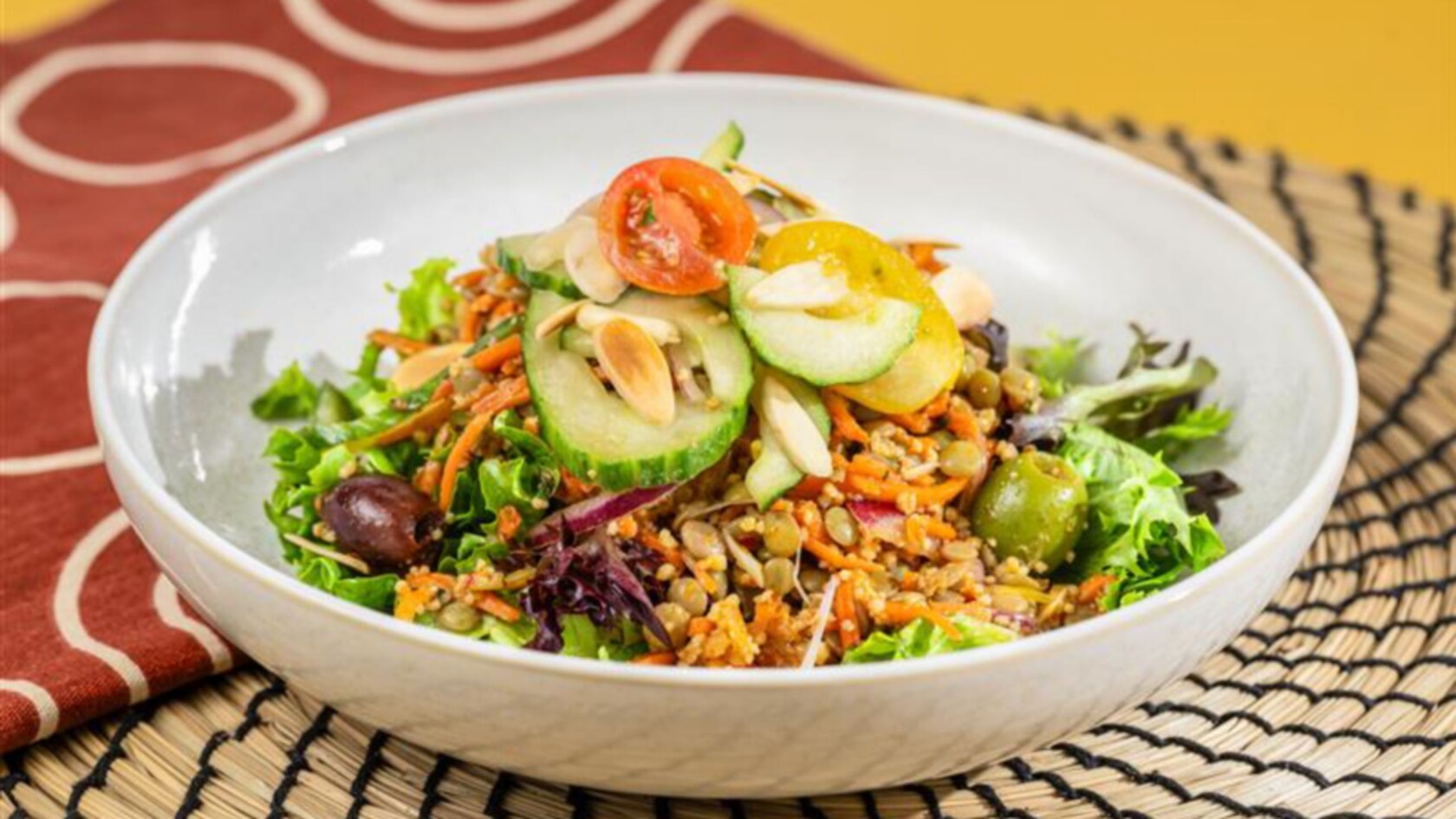 A Harambe Salad from Harambe Market at Disney’s Animal Kingdom theme park
