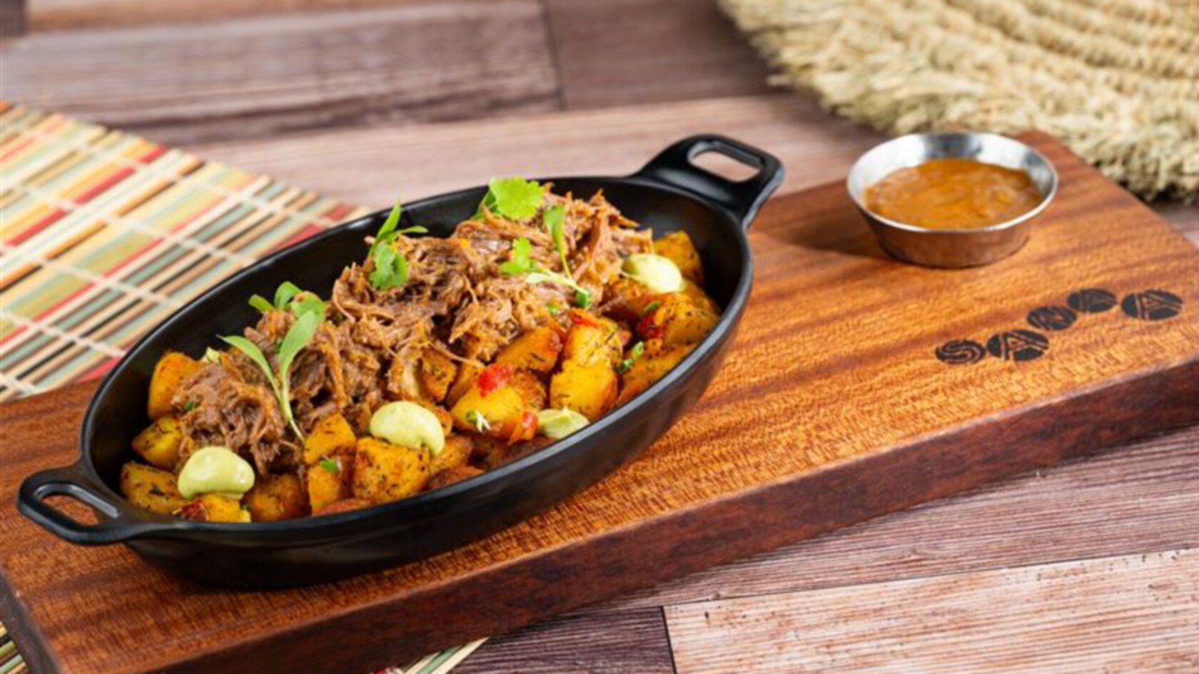 A Short Rib Hash from Kidani Village Breakfast at Sanaa in Disney's Animal Kingdom Villas