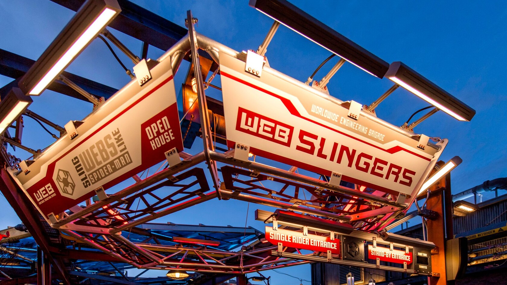 The exterior of WEB Slingers A Spider-Man Adventure