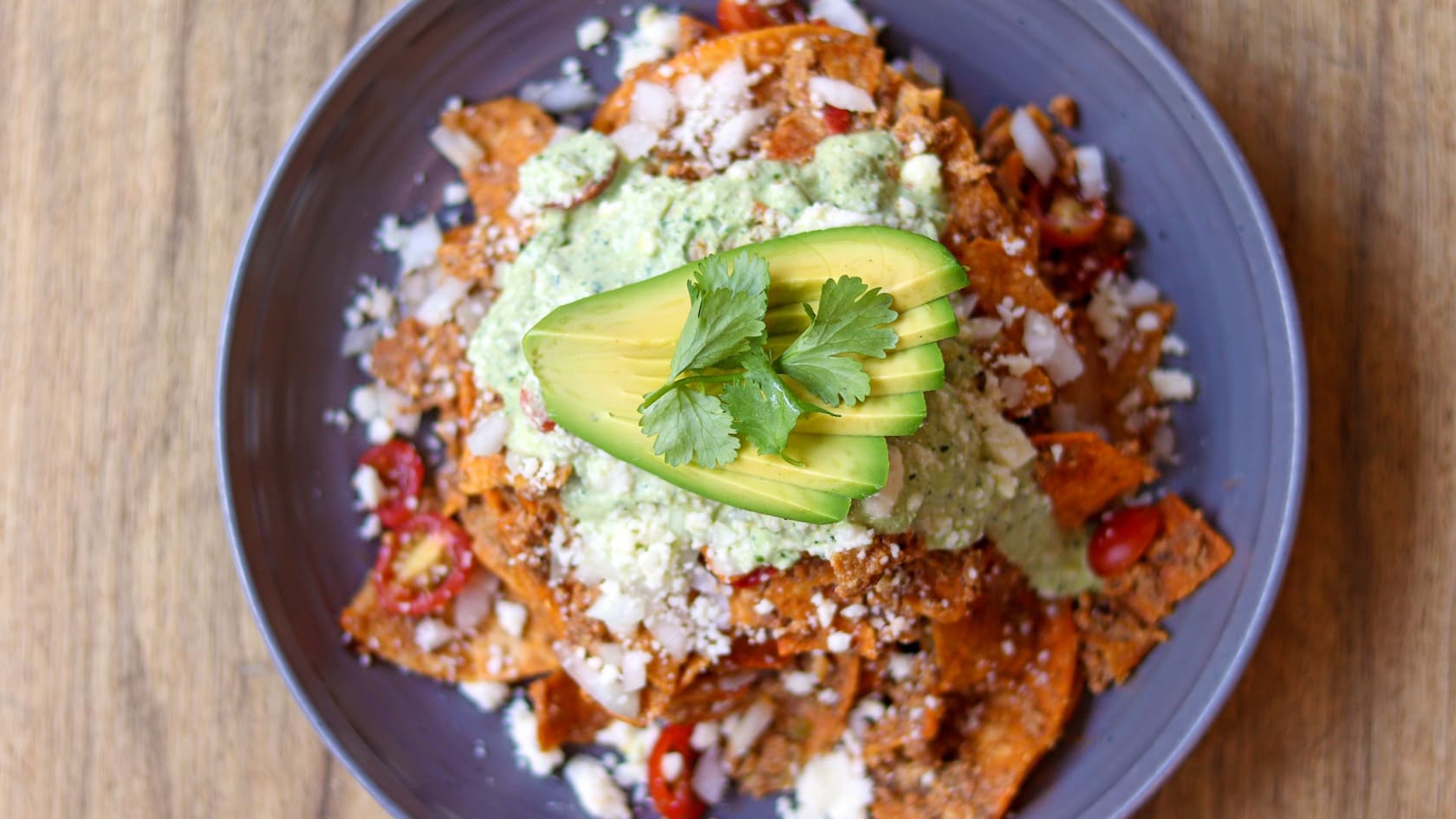 A plate of Chilaquiles