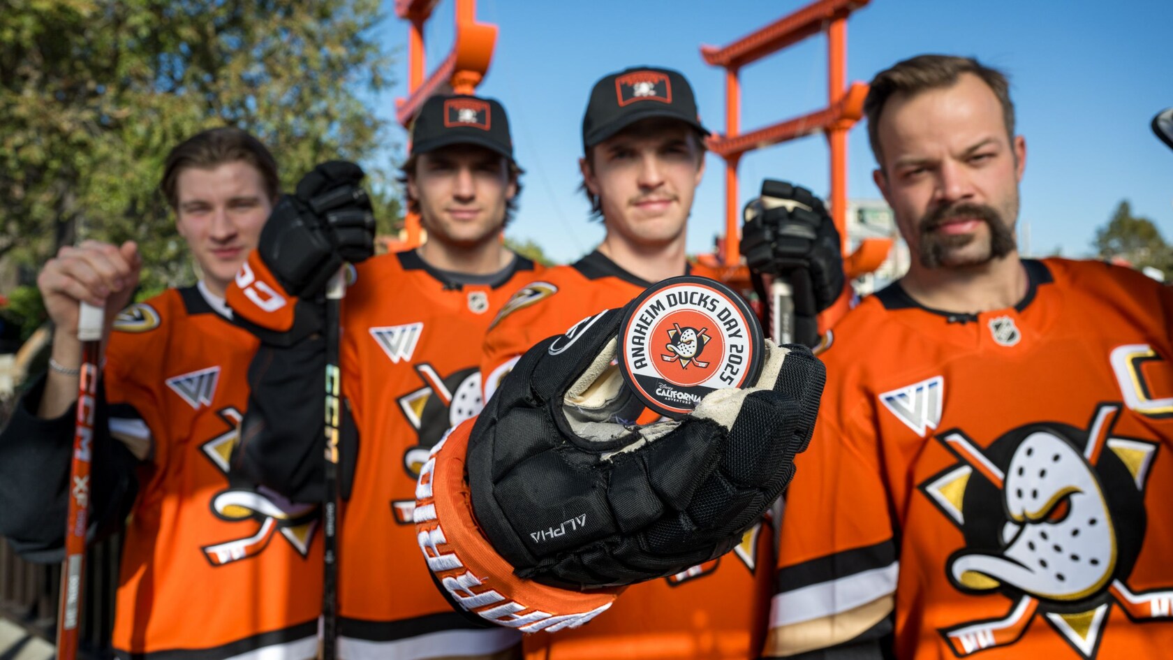A float with Joe Gardner, 22 and other performers from Soul in the Better Together a Pixar Pals Celebration parade at Disneyland 