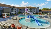 The kid’s pool and slide at the Courtyard by Marriott Orlando Lake Buena Vista at Vista Centre